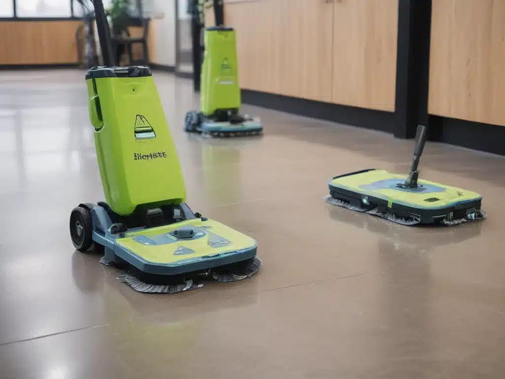 Automated Floor Cleaners Replace Mopping