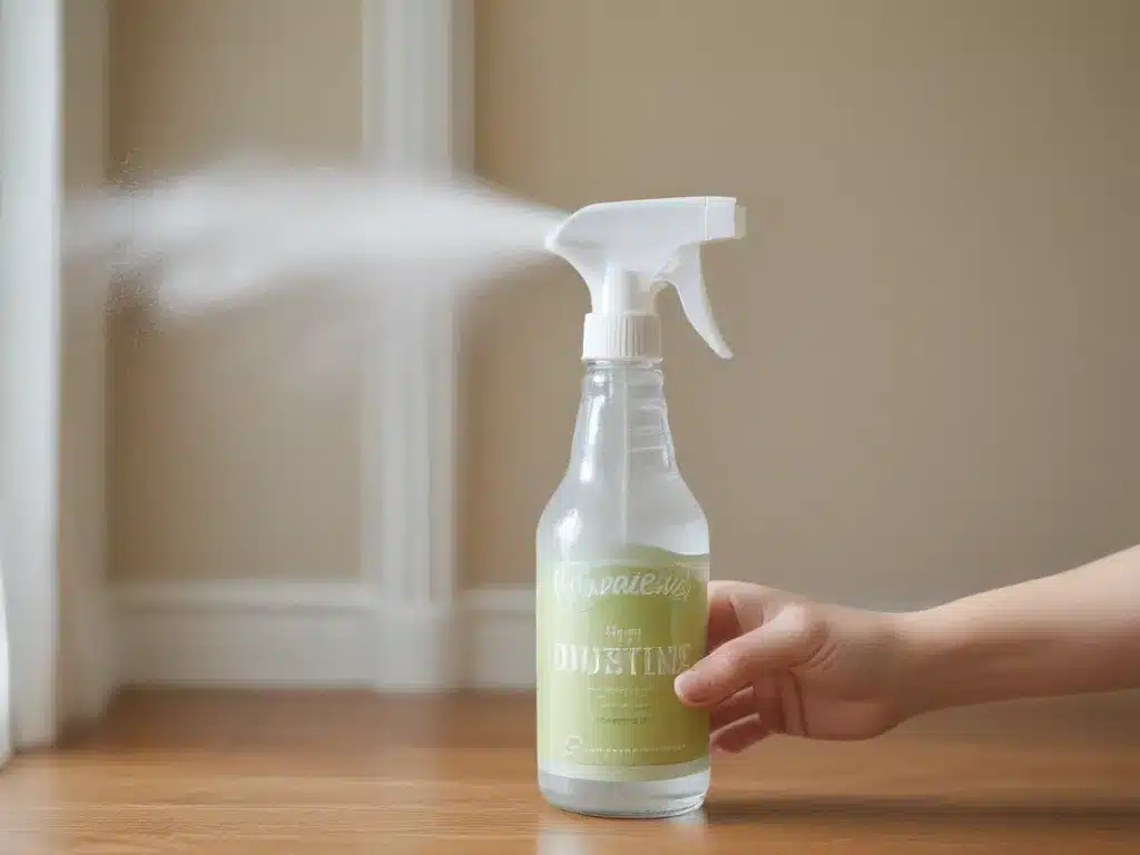 Banish Dust with Homemade Dusting Spray