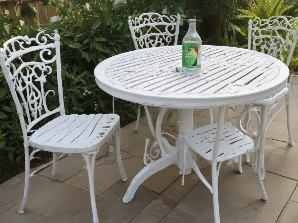 Blast Grime Off Outdoor Furniture With Baking Soda