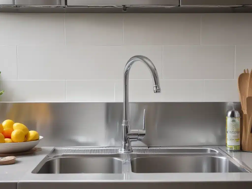 Bright and Shiny: Clean a Chrome and Metal Kitchen