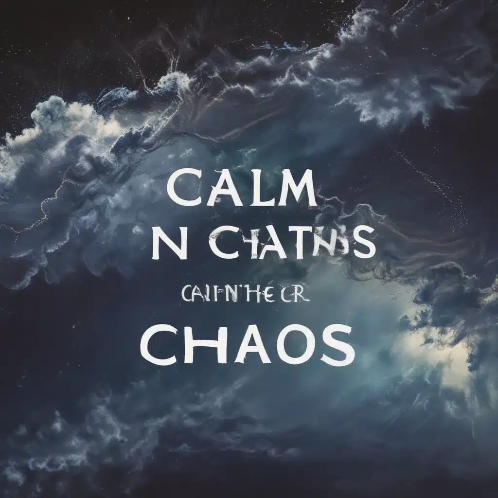 Calm in the Chaos