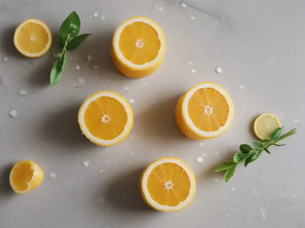 Citrus Scrubs for Bathroom Grime