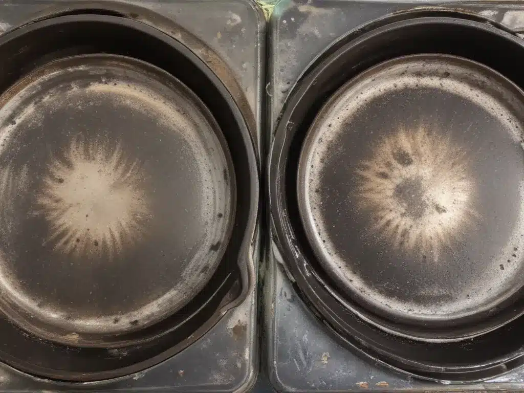 Clean Burnt Pans With Vinegar And Baking Soda