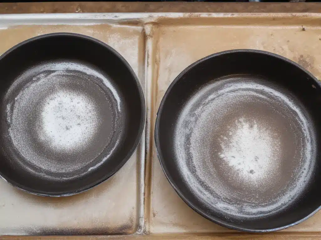 Clean Burnt Pans with Baking Soda Paste