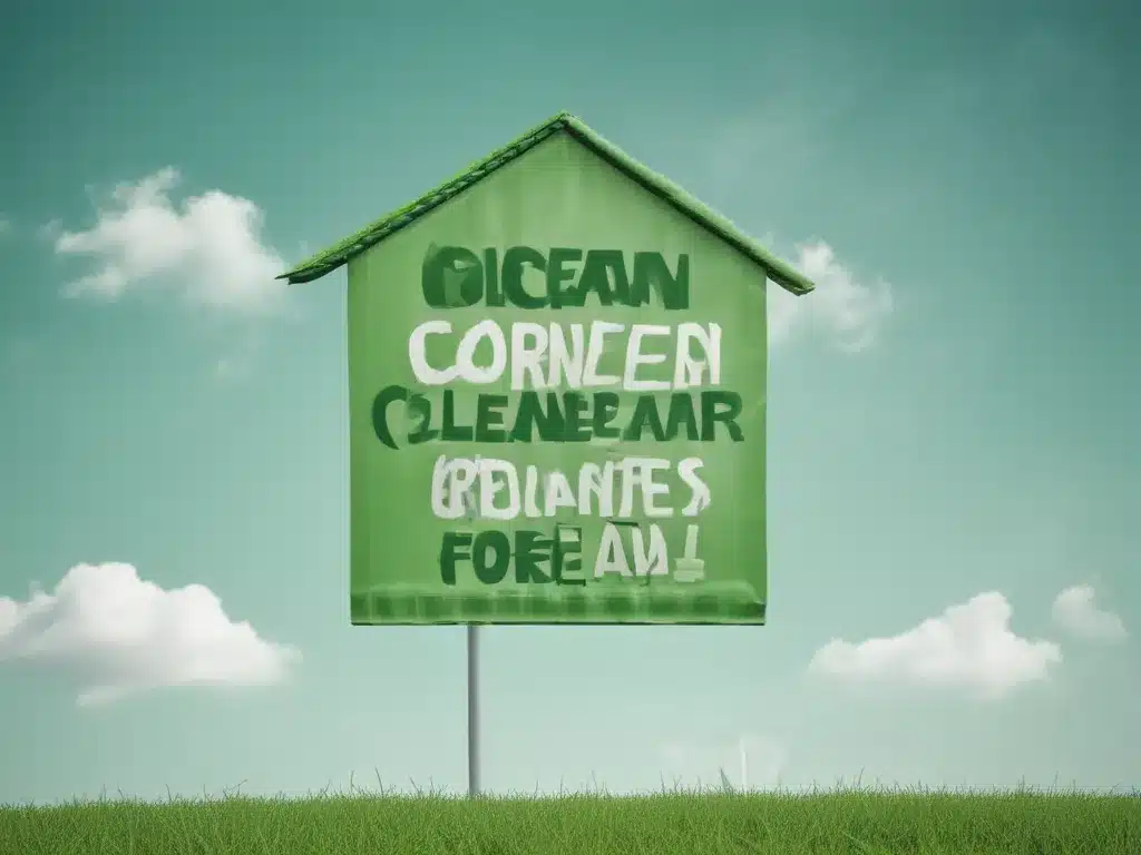 Clean Green For Cleaner Air