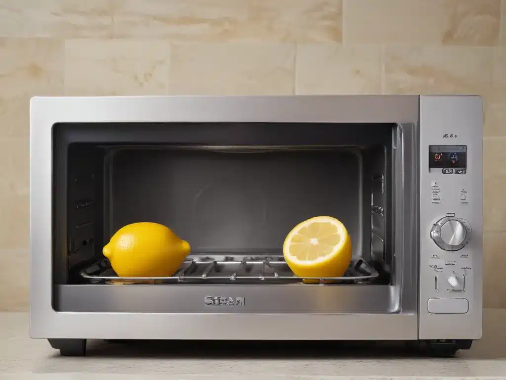 Clean Microwaves With Steam And Lemon