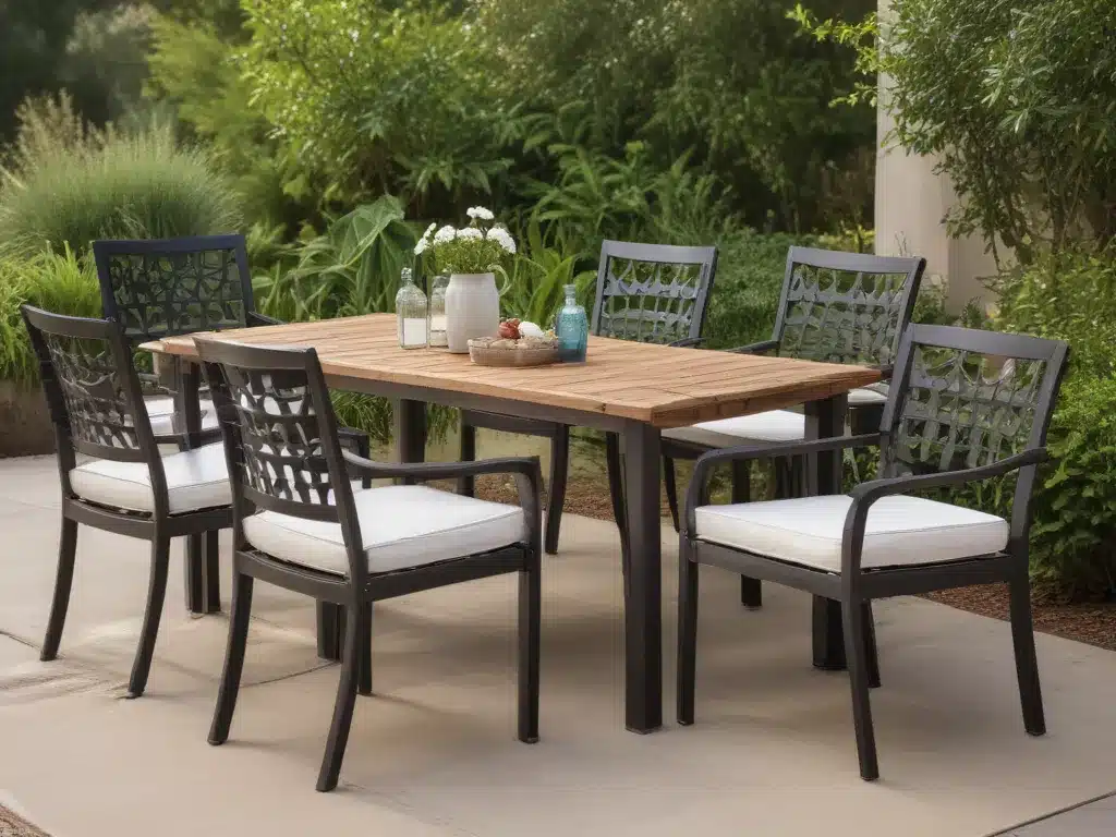 Clean Outdoor Furniture Without Harmful Chemicals