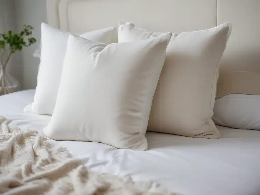 Clean Pillows, Cushions and Throws