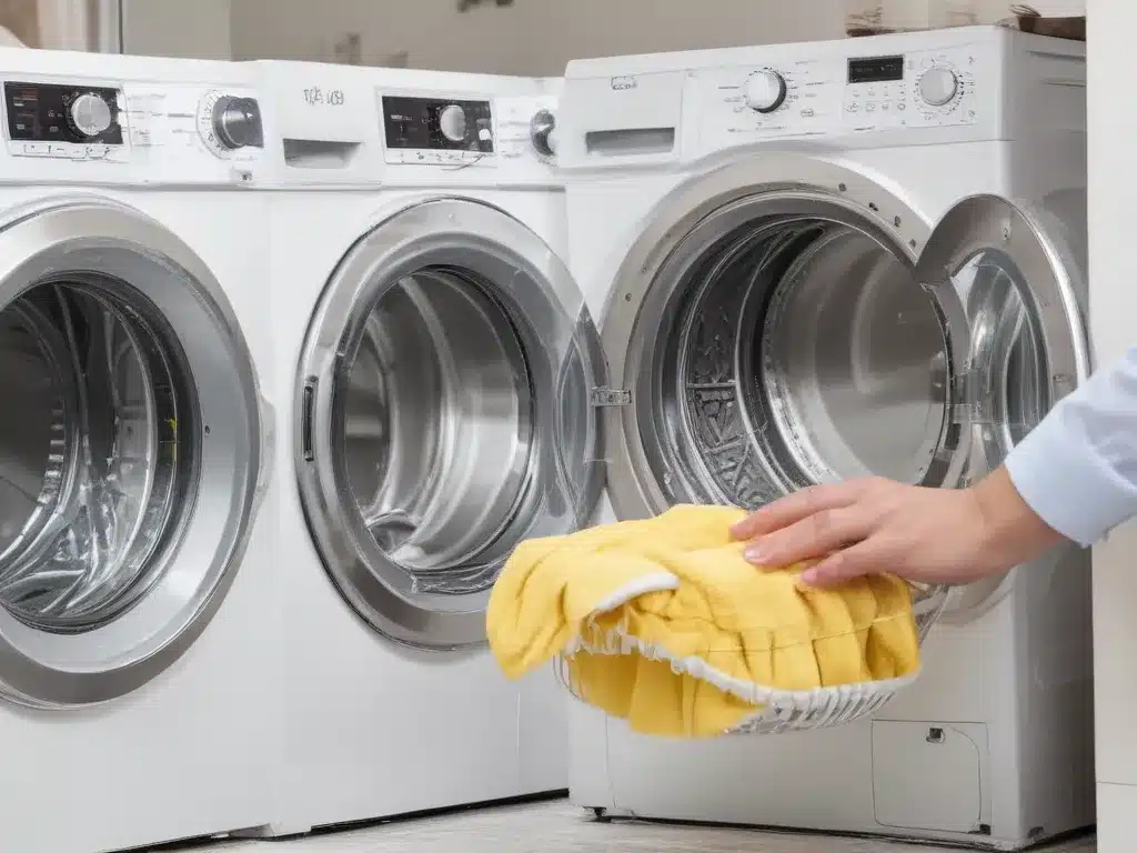 Clean Washing Machines with Vinegar and Baking Soda