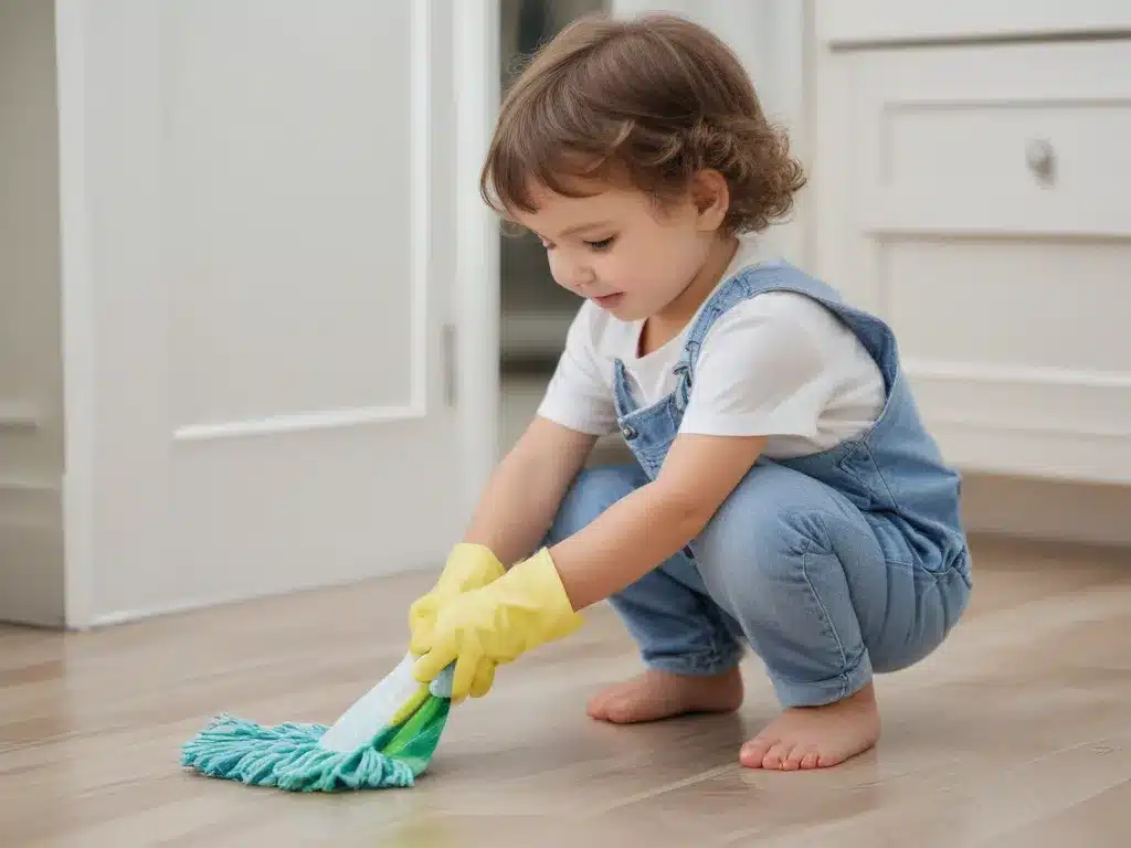 Clean with Care – Childproofing Tips for Cleaning Day