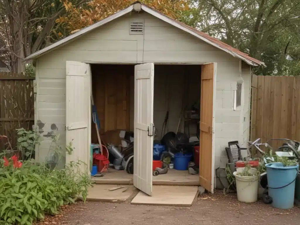 Cleaning Cluttered Sheds