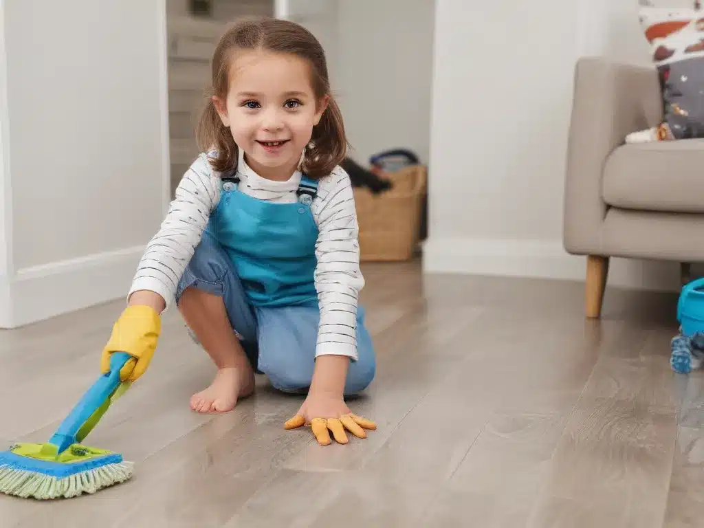 Cleaning with Kids Underfoot? We Have Solutions