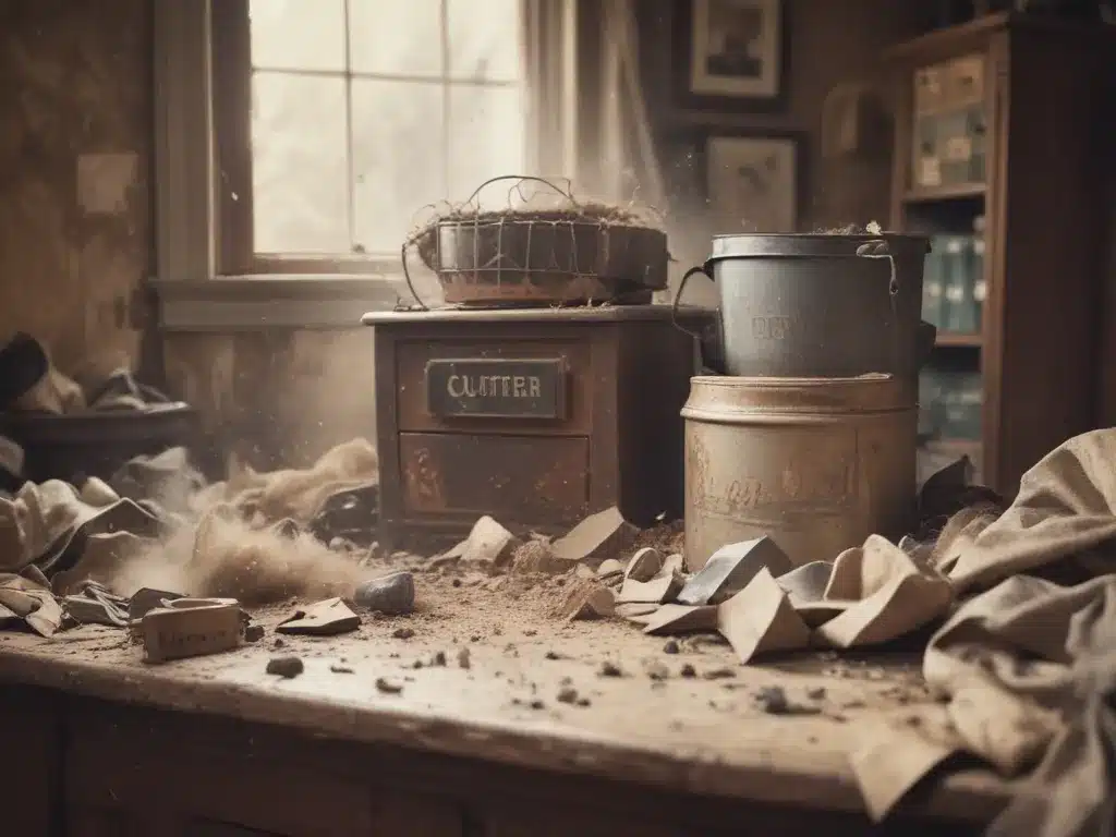 Clutter and Dust Beware Clutter and Dust Beware