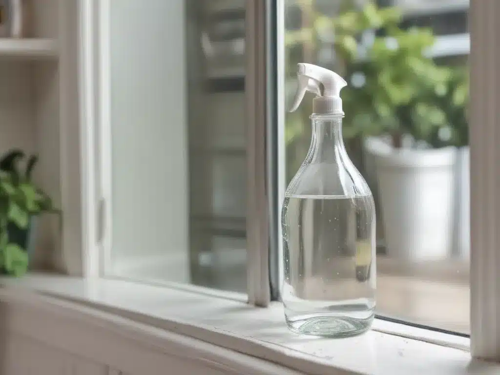 Create a Streak-Free Glass Cleaner with White Vinegar