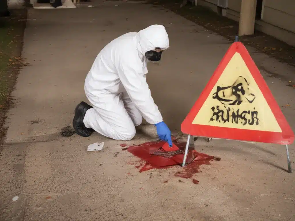 Crime Scene Cleanup Procedures