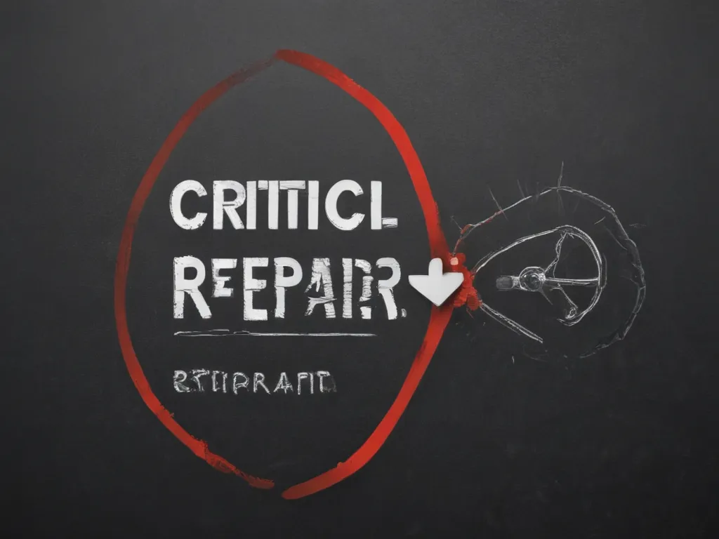 Critical Repair Steps