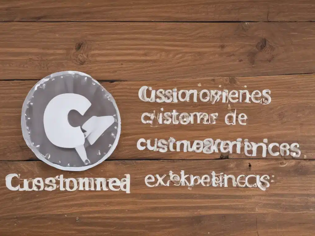 Customized Customer Experiences Customized Customer Experiences