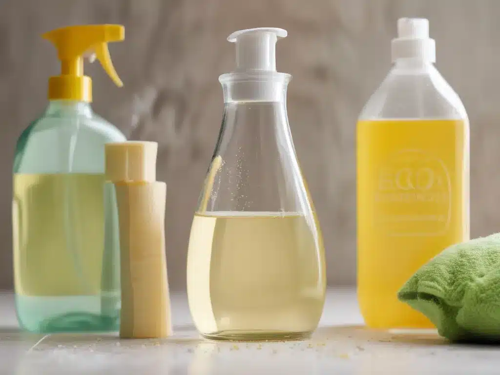 Cut Chemicals With Eco Friendly Detergents