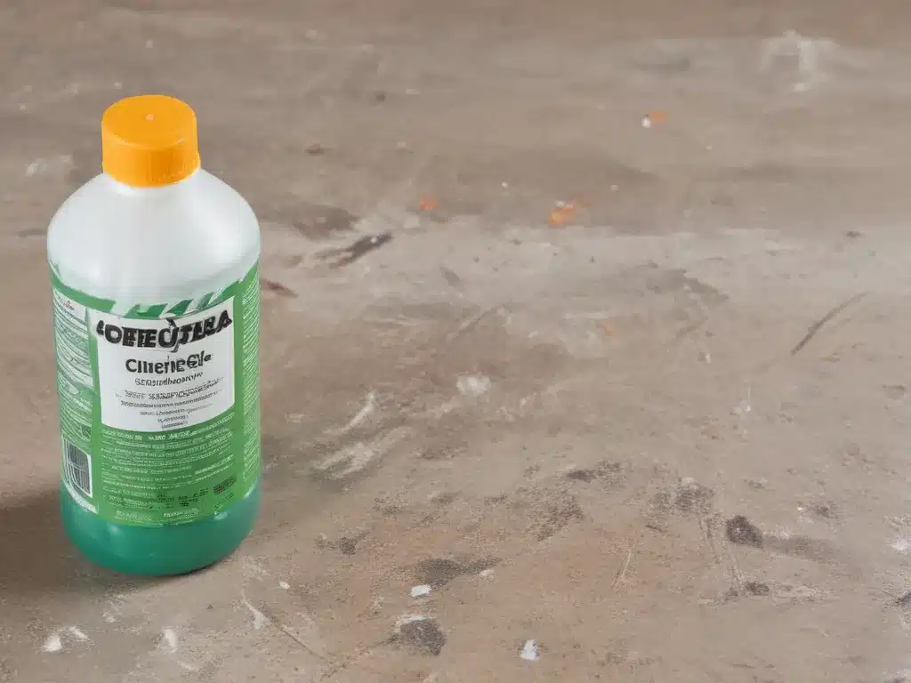 DIY Chemical Cleanup