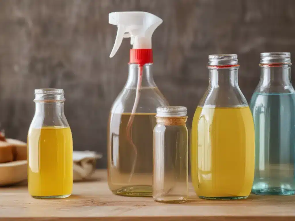 DIY Disinfectants from Your Pantry