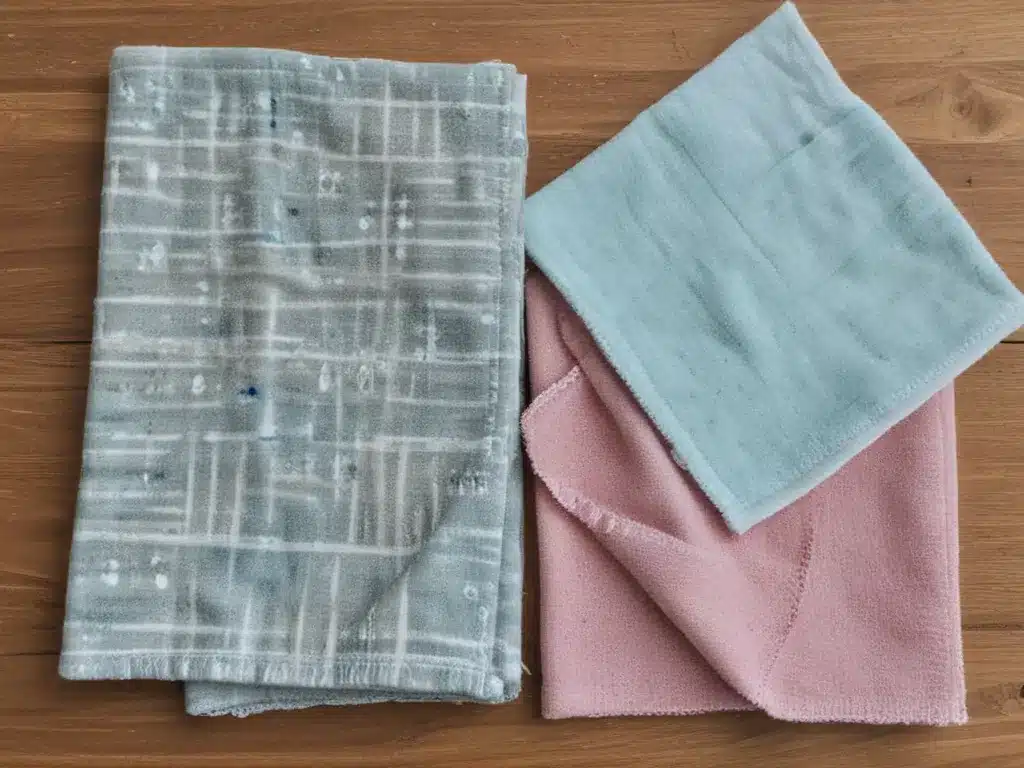 DIY Reusable Cleaning Cloths and Scrubs