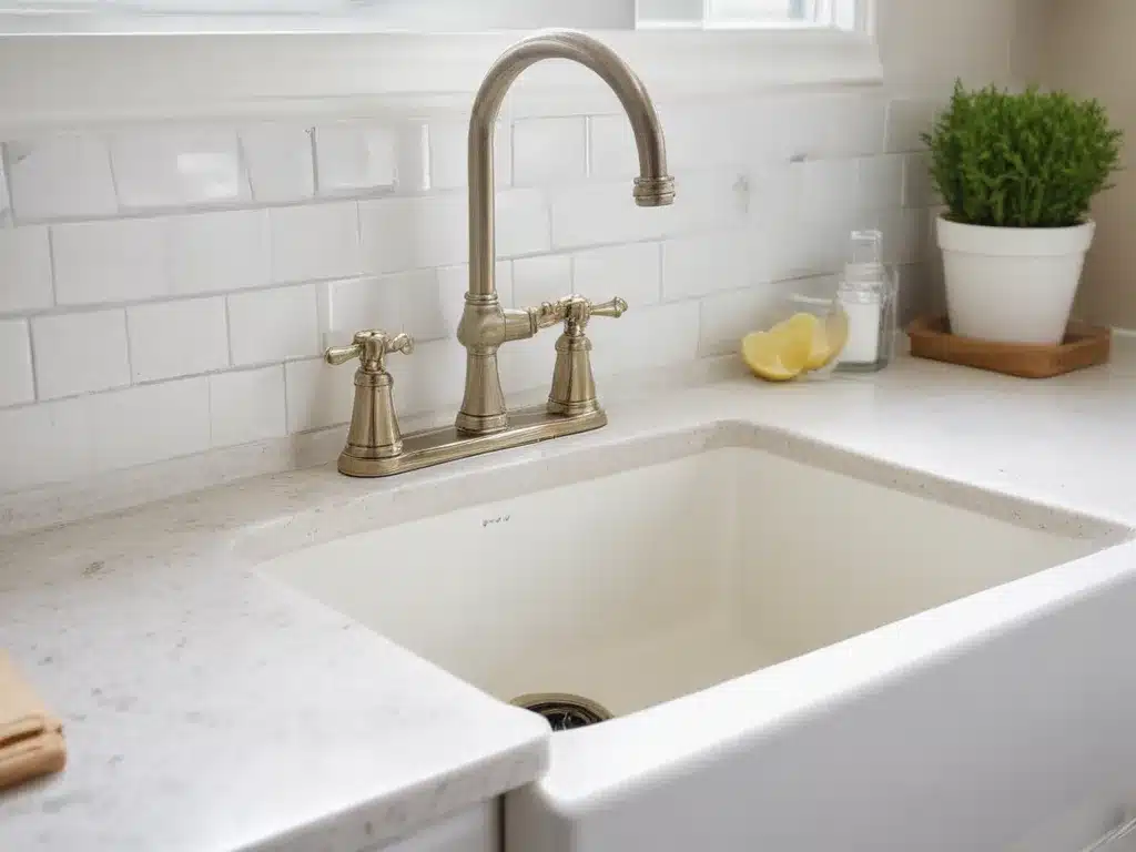 DIY Sink Cleaners for a Sparkling Kitchen