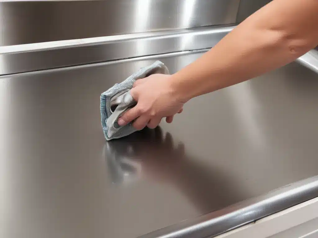 DIY Stainless Steel Cleaner and Polish