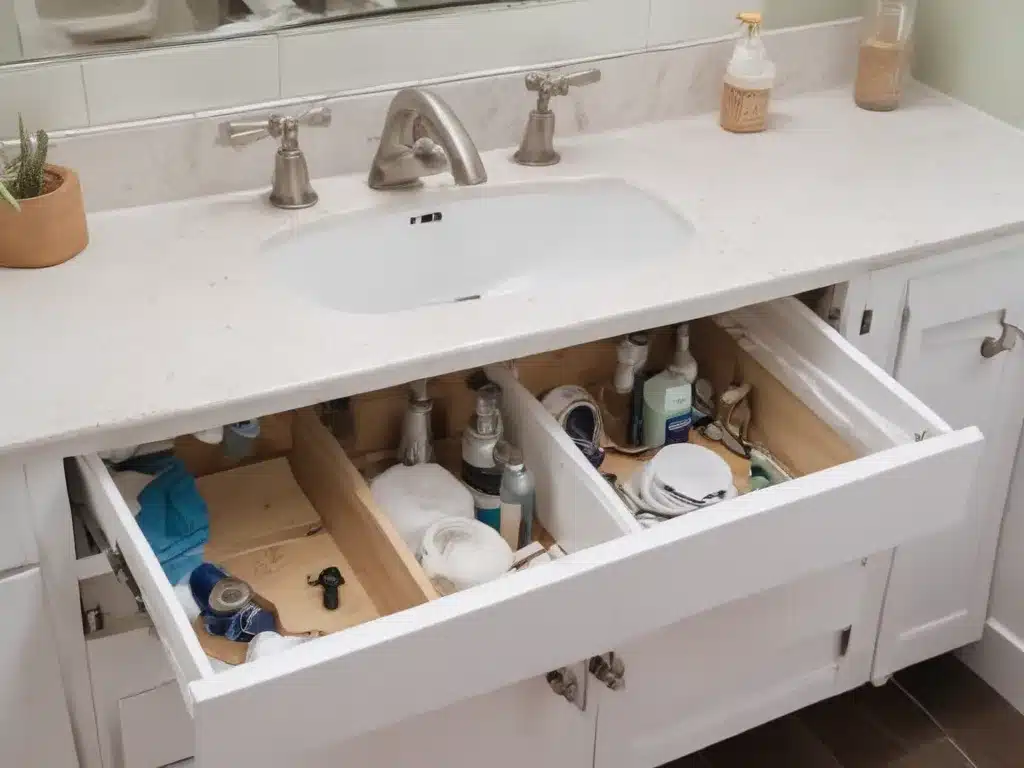 Declutter Under Bathroom Sinks