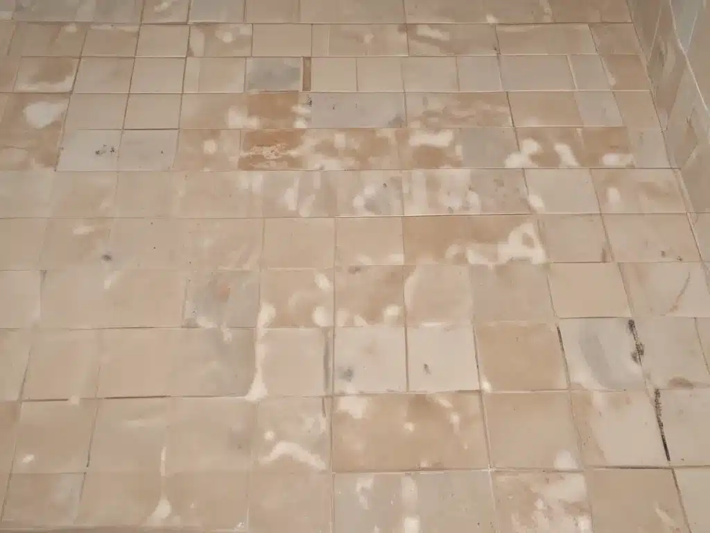 Deep Clean Grout and Tile With Hydrogen Peroxide