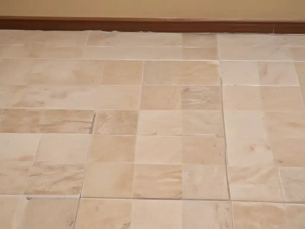 Deep Clean Grout and Tile the Natural Way