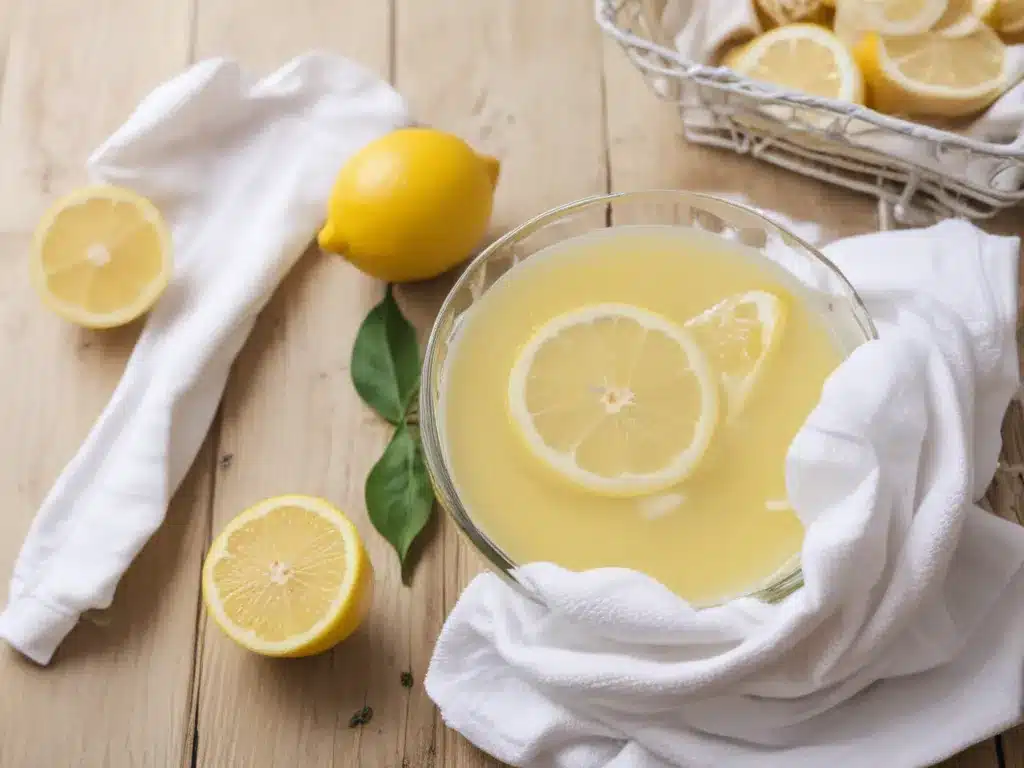 Discover How to Whiten Laundry Naturally with Lemon Juice