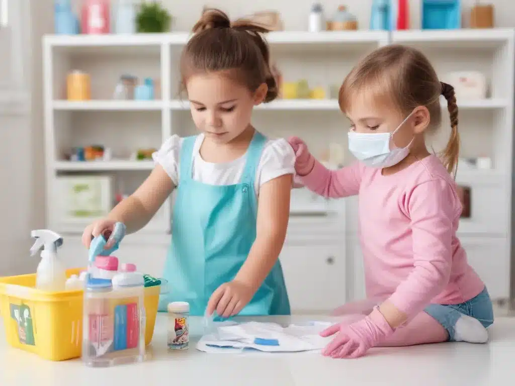 Disinfecting Kids Items