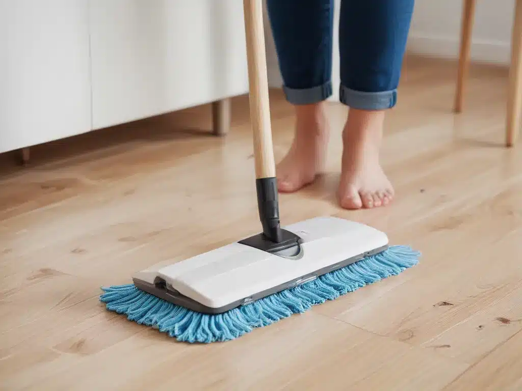 Farewell Manual Mopping with Self-Cleaning Mops