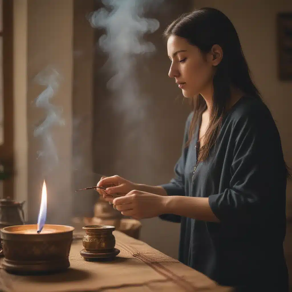 Finding Focus While Lighting Incense