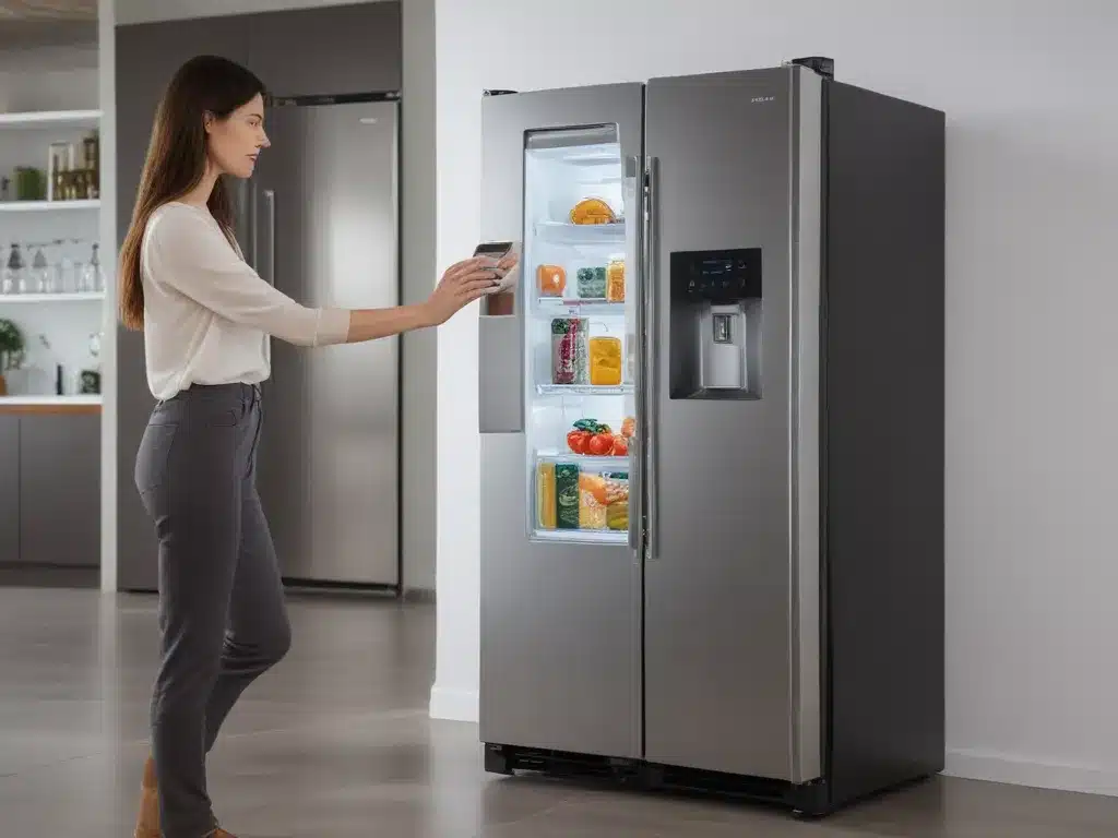 Fingerprint Resistant Smart Fridge