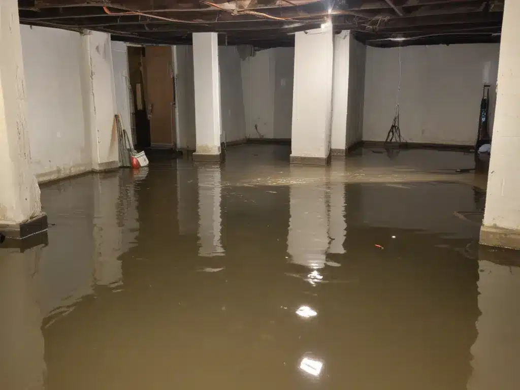 Flooded Basement Cleanup