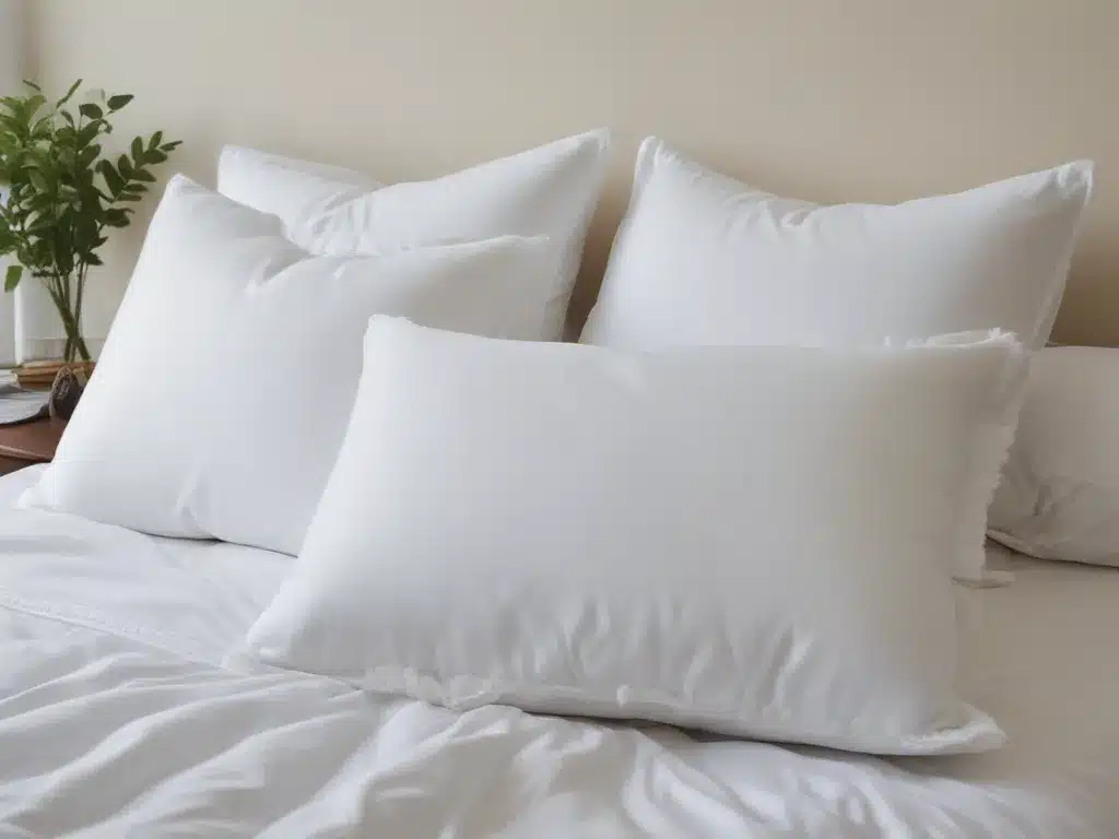 Fluff Up Your Flat Pillows