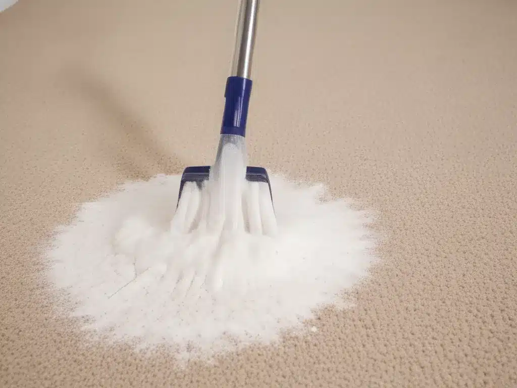Freshen Carpets with Baking Soda Before Vacuuming