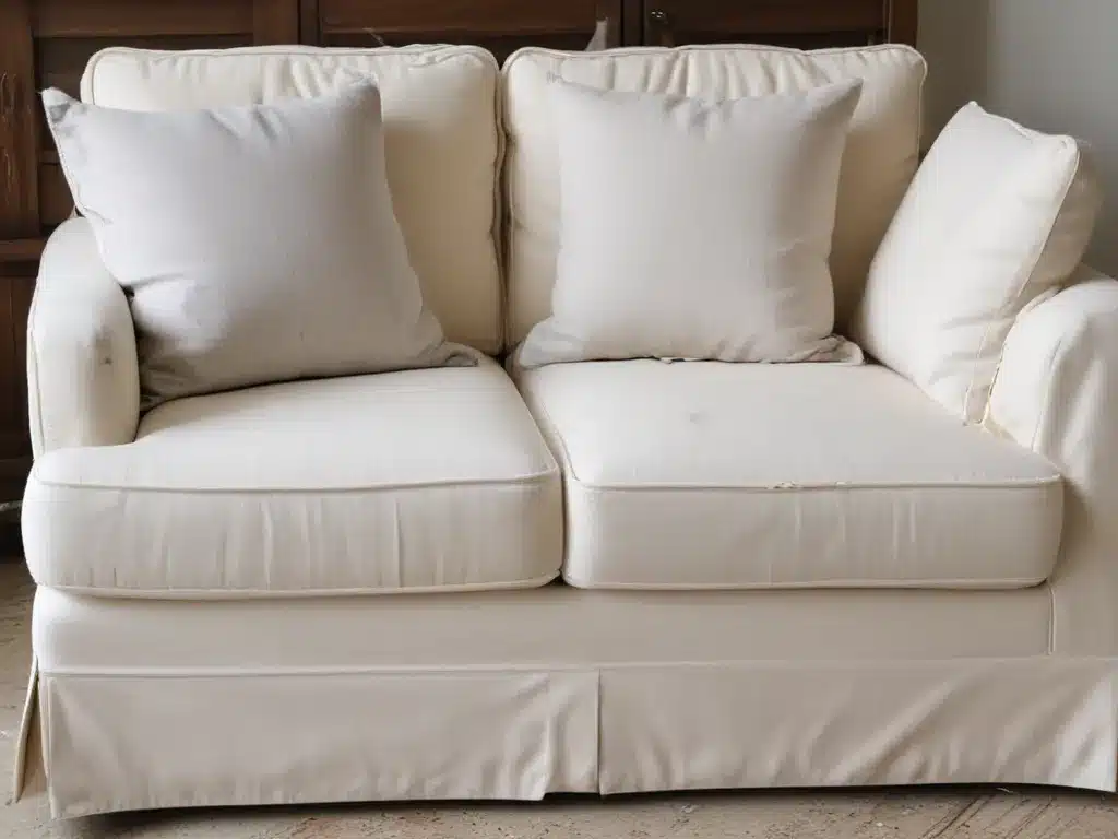 Freshen Your Sofas and Chairs with a DIY Wash