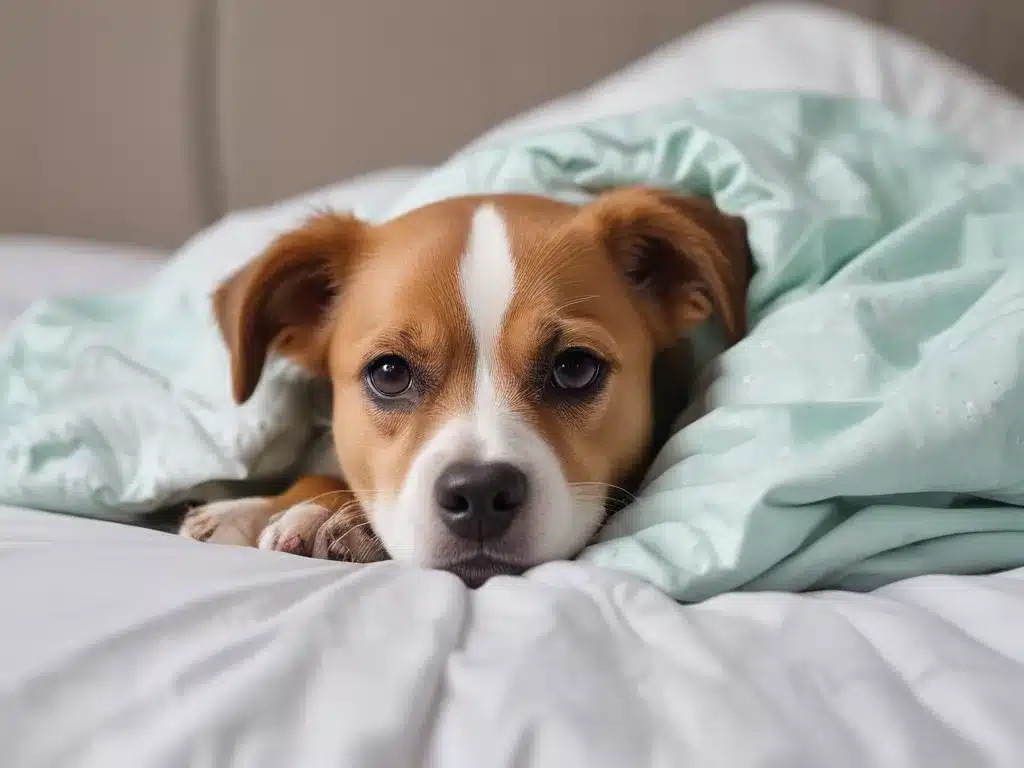 Get Dog Smells Out of Your Bedding