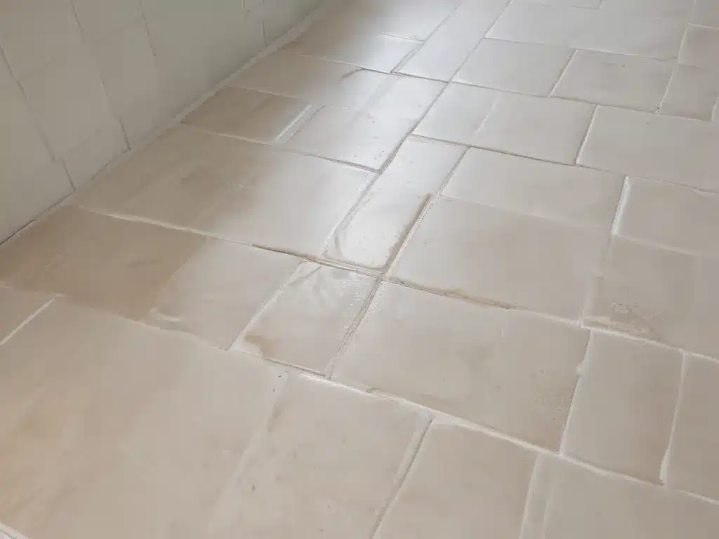 Get Grout White With Homemade Grout Cleaner