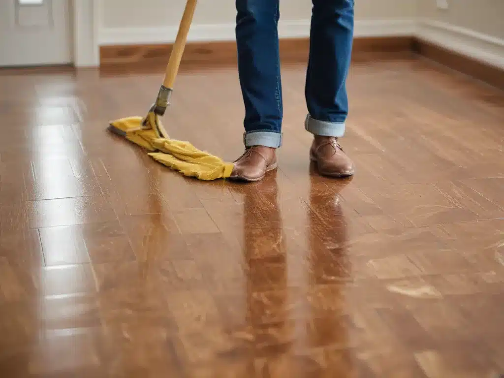 Get Those Floors Gleaming, Not Gleaming