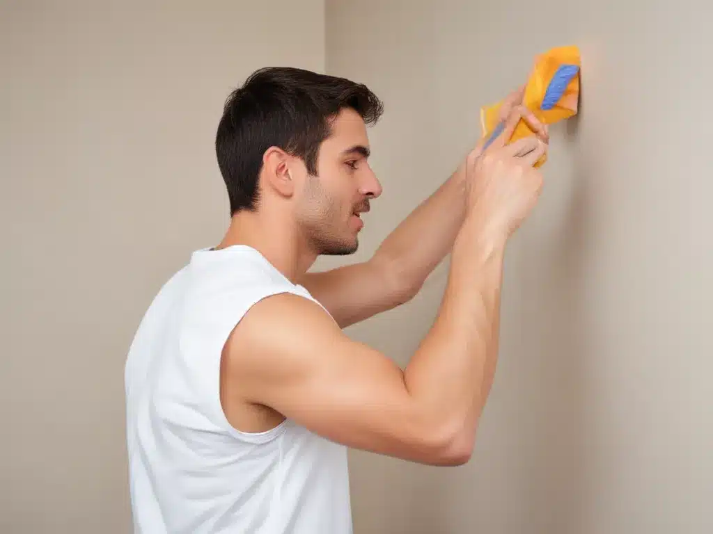 Get Walls Clean Without Elbow Grease