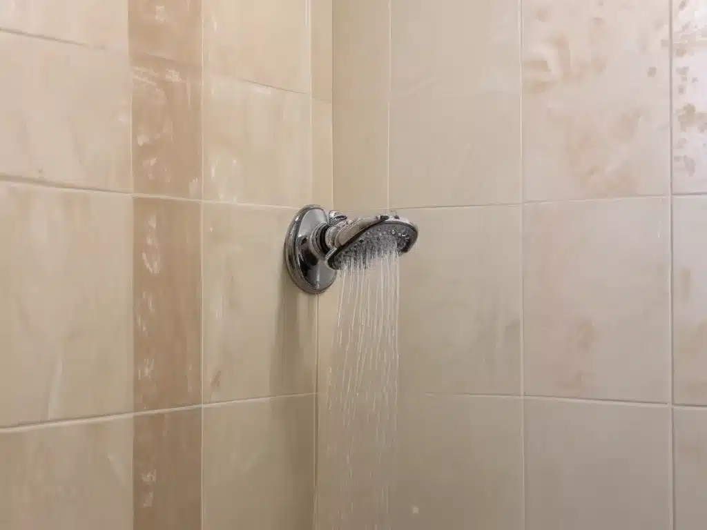 Getting Hard Water Stains Out of the Shower
