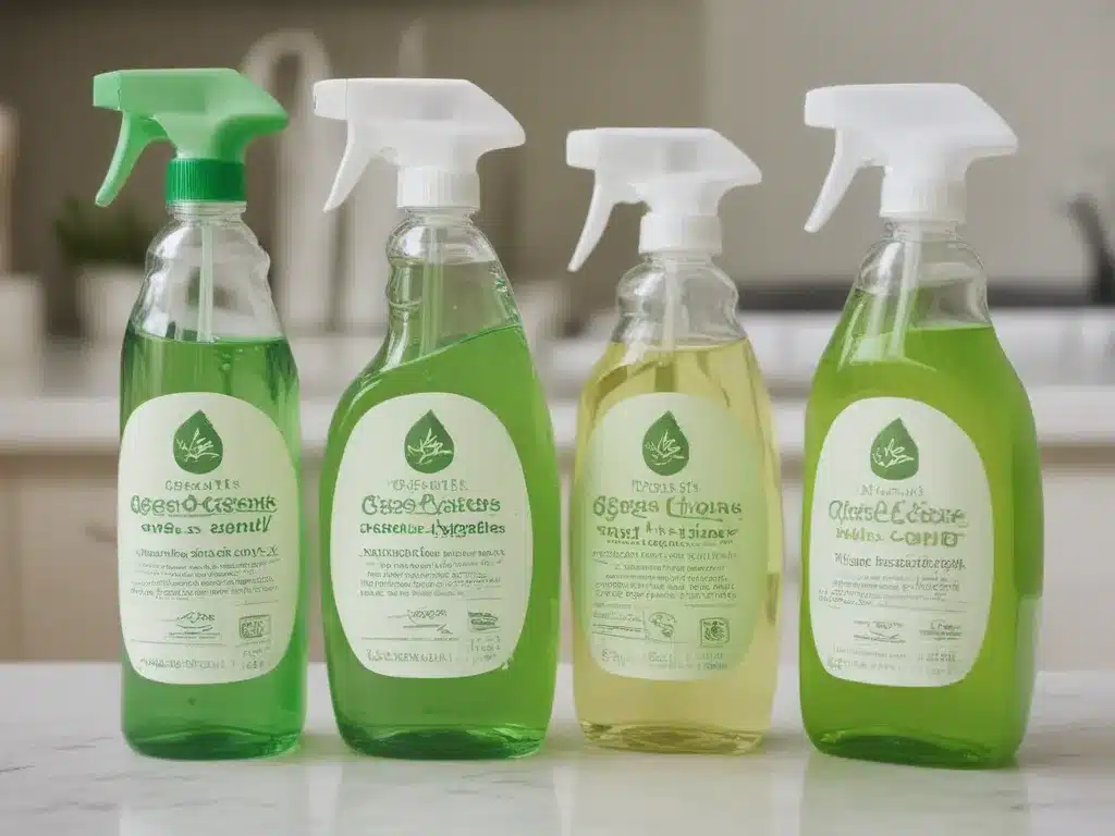 Goodbye Germs, Hello Green Cleaners