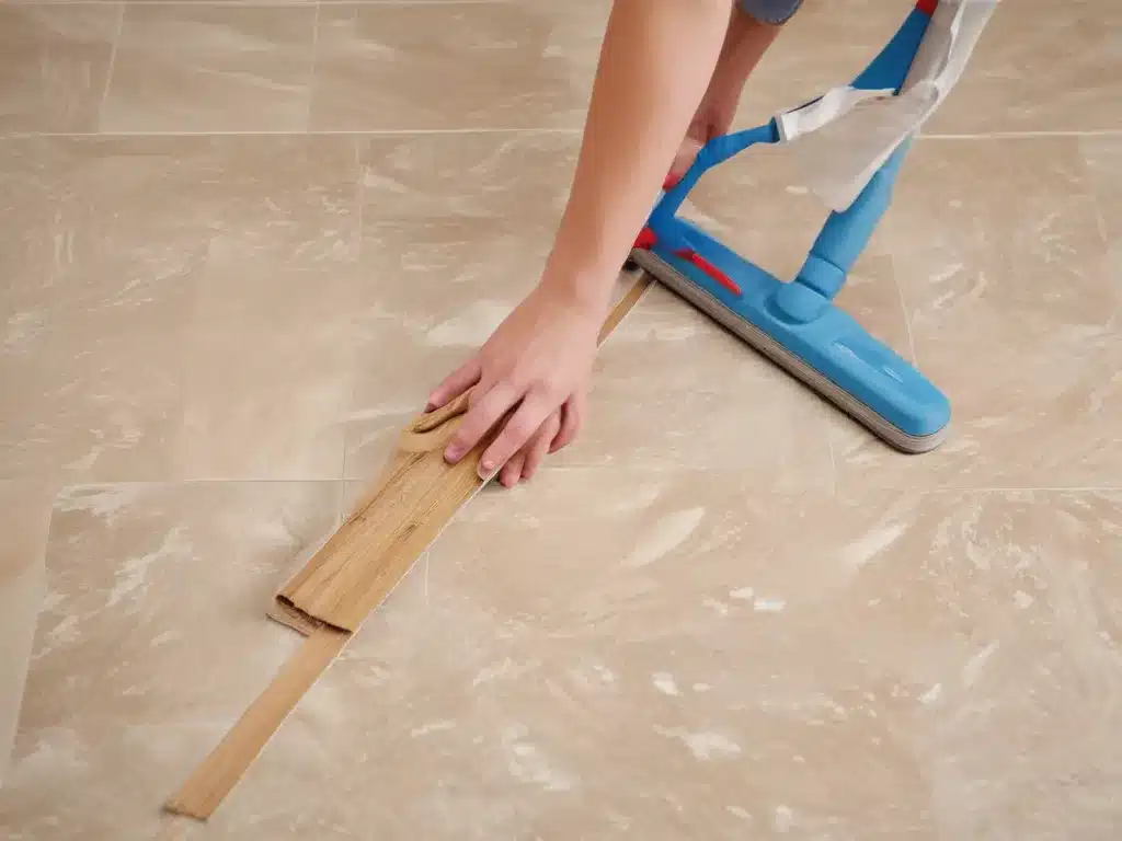 Goodbye Grime: Cleaning Tile, Lino and Laminate Floors