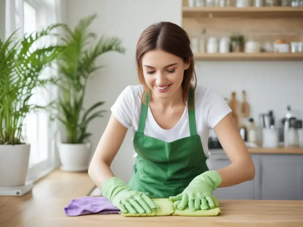 Green Cleaning Your Way To a Calmer Home