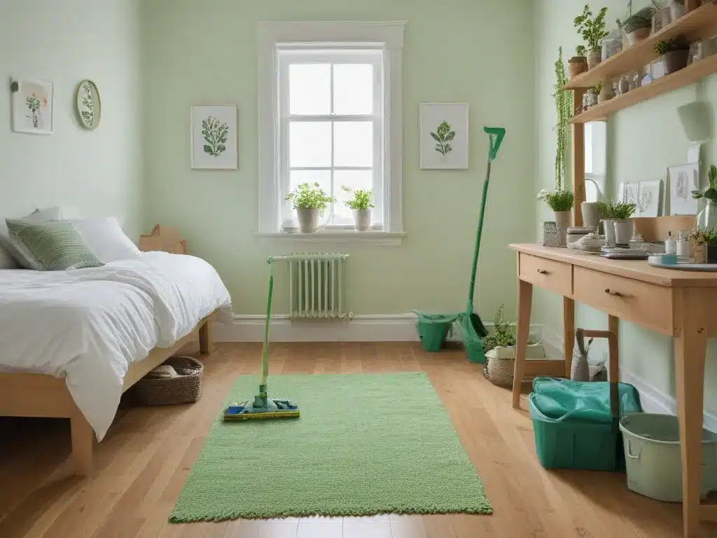 Green Spring Cleaning Room by Room