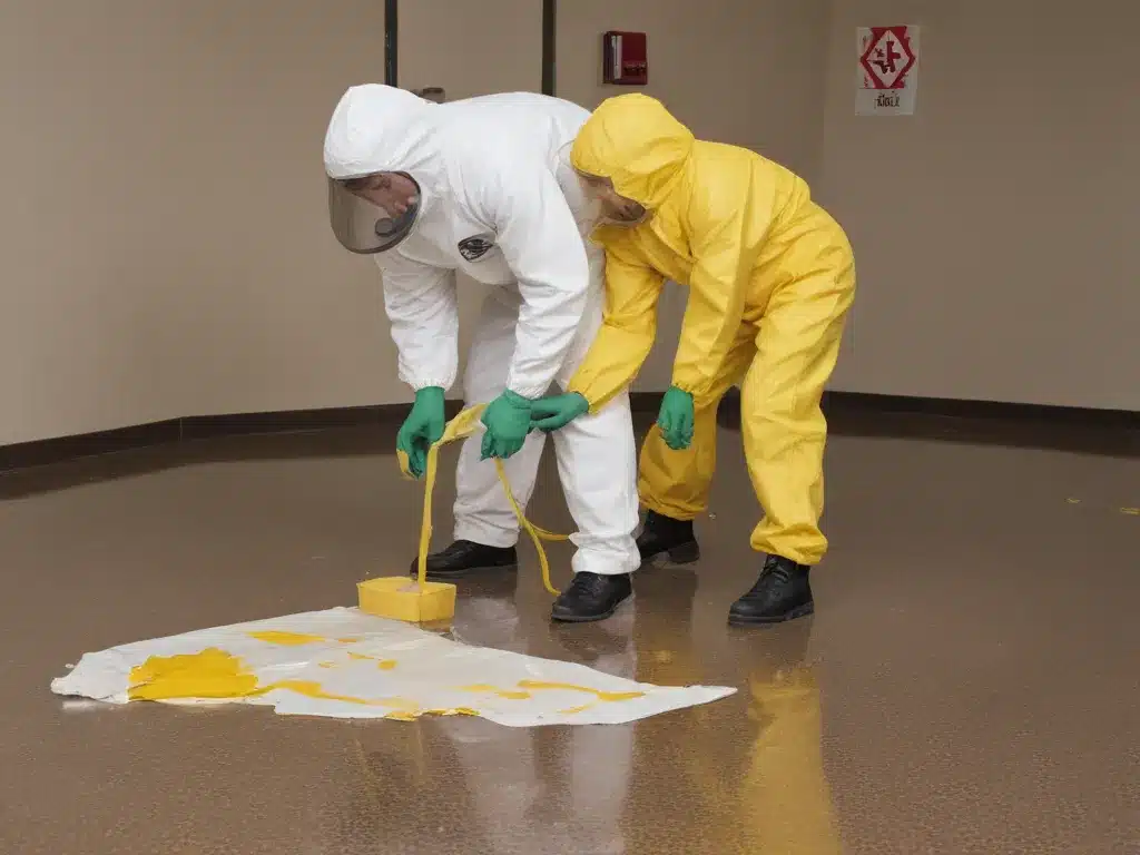 Handling Biohazard Spills