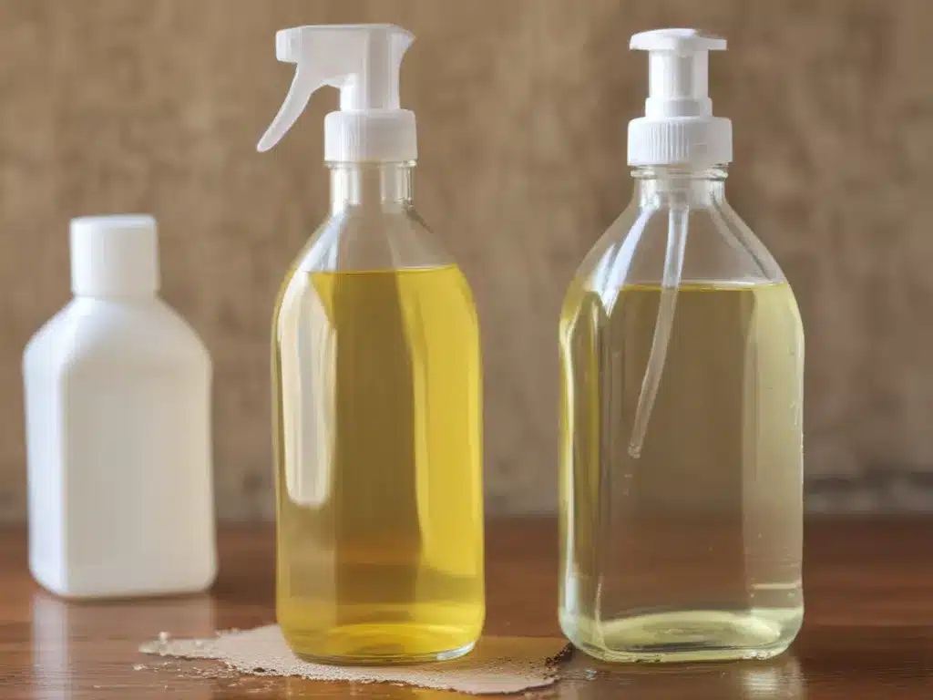 Homemade Disinfectants that Really Work